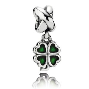 Pandora 4 Four Leaf Clover Dangle Charm 925 ALE 790572